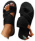 Onsoyours Hallux Valgus Sandales Femme Été Confortable Plateforme Tongs Maille Nu Pieds Bout Ouvert Chaussures Orthopediques Sandales Pantoufles de Plage Vacances A Noir 39 EU