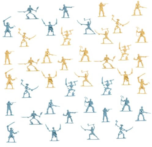 Kisangel 100stücke Mini Pirat Soldaten Figuren Actionfiguren Für Rollenspiele Deko Cosplay Für Halloween Fotografie Und Tischdekoration