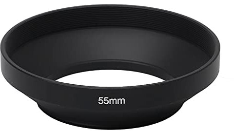 DAYLIGHE Pare-soleil large en alliage d'aluminium pour appareil photo 39 mm, 40,5 mm, 43 mm, 46 mm, 49 mm, 52 mm, 55 mm, 58 mm, 62 mm, 72 mm, 77 mm, 82 mm