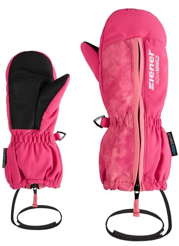 Ziener Kleinkind LANGELO-Z Ski-Fäustling/Wintersport | wasserdicht, Lange Stulpe, Langer Zipper, pop pink, 2,5