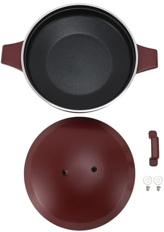Lylithuif Pentola in lega di alluminio Pentole per pesce multifunzionali vintage con manico per ristorante commerciale domestico Durevole Leggero Antiaderente Compatibile con la Essenziale