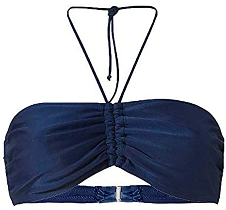 Mujeres Summer Mix & Bikini Diadema Top Swimwear Beachwear, Azul oscuro., M