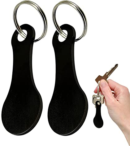 Honhoha Cart Tokens | Portable Aluminum Alloy Keyring Metal Shopping Trolley Tokens - Shopping Trolley for Birthday