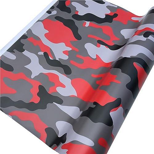 Pellicola Adesiva per Auto, Autoadesiva Auto Pellicola Protettiva Mimetica Pellicola Adesiva per Auto Autoadesiva in PVC Camo Vinile Per Auto Adesivo Per Quad Auto Moto SUV