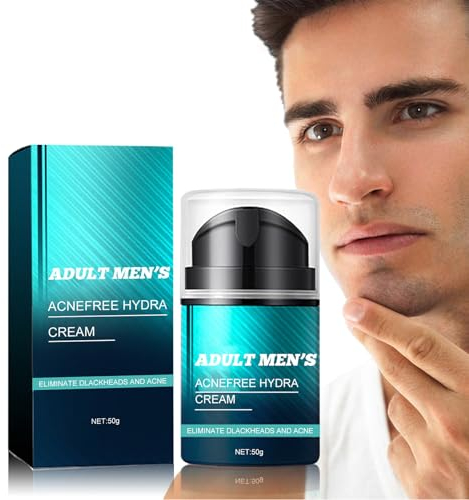 Facial care cream, anti-pimple facial care for men, soothing facial cream for men, moisturizer against pimples, blackheads, blemishes and problem skin cream