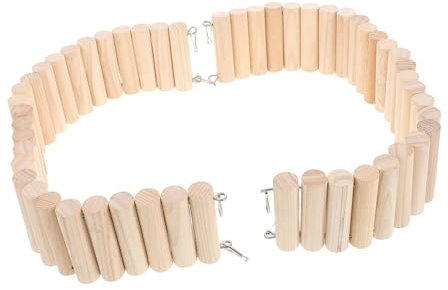 LOORGVEL 2pièces Échelle Bois pour Petits Animaux Pont Portable pour Hamsters Gerbilles Et Cochons Accessoires De Jeu Intérieur Et Extérieur