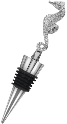 DOITOOL Chiusura per Bottiglia di Vino in Lega di Zinco Forma di Cavalluccio a Forma di Cavallo Sigillante Ermetico per Bottiglie di Accessorio Regalo per Amanti del Vino e Feste