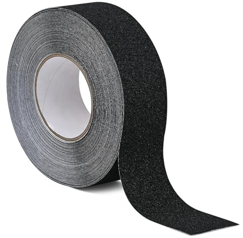YIWONFU halkfri, tejp, remsor med självhäftande, 50 mm x 20 m, trappsteg, tejp, halkfri, tejp, hög dragkraft för inomhusbruk