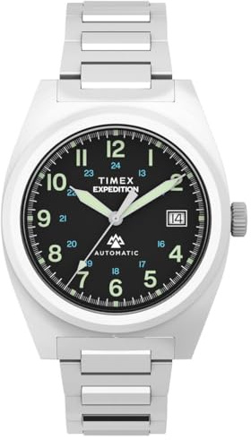 Timex Orologio da polso da uomo, analogico, automatico, Expedition North Capstone