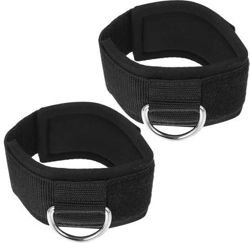 Kichvoe 2 Piezas de Bandas de Tobillo para Entrenamiento de Piernas Neopreno y Nylon, Uso Deportivo Portátil para Interiores y Oficina