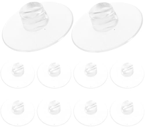 DECHOUS 12Pcs Cable Suction Cups, Silicone Open Clamp Suction Cup Cable Holder 1.7 Inch Suction Cup String Light Cable Management for Home Kitchen Organization