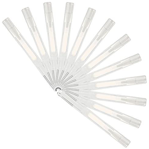 MUSISALY 12pezzi Penne Applicatrici Vuote Per Per Unghie e Gloss Per Contenitori Trasparenti Ricaricabili Per e Pratici e