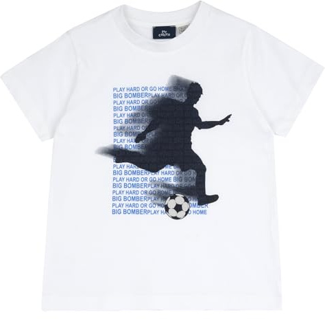 Chicco en Coton Doux, À Manches Courtes 261 T-Shirt Garçon (Lot de 1)
