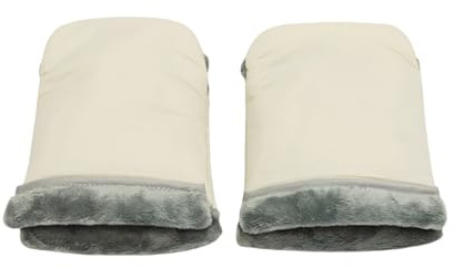 Guantes suaves y cómodos para cochecitos de bebé, guantes cálidos resistentes al viento, para carrito de compras, calentadores de manos para cochecitos de invierno