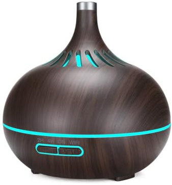 Zambuph Humidificador de aire ultrasónico eléctrico compacto con difusor de Aroma eléctrico para el hogar y la Oficina aspecto moderno