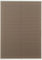 ondeco Plissee ohne Bohren mit Klemmträger viele Farben, Sonnenschutz für Fenster innen, Lichtschutz und Blickdicht, Plissee klemmfix Faltrollo Sichtschutz für Tür Braun 60x130 cm