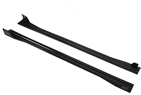 Minigonne Laterali per Auto,KIMISS Universal 2.2m Kit Corpo Lato Inferiore Pannello Bilanciere ABS Esterno Lato Inferiore Prolunghe Linea Inferiore Splitter per