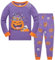 TEDD Girls Pyjamas Halloween Costumes for Kids Nightwear Cotton Toddler Clothes Boys Fun Sleepwear Unisex Pumpkin Lantern Long Sleeve 2 Piece PJs Sets 3-4 Years Purple