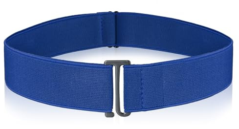 cobee Cinturón invisible para mujer, cinturón elástico ajustable con hebilla plana, cinturón de cintura no visible para jeans, pantalones, vestidos