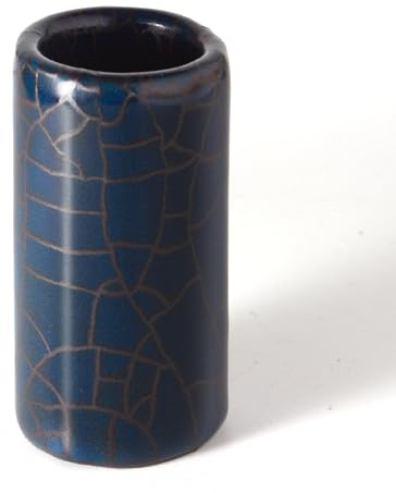 Midnight Large ā Handmade Ceramic Guitar Slide ā Warm Tone, Smooth Feel ā Artisan Finish ā Made in Small Batches ā Midnight (Large)