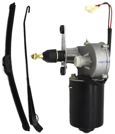 Salyeeluly Kit d'essuie-glace UTV, kit d'essuie-glace électrique | Essuie-glace UTV - Moteur électrique 12V, pièces de rechange d'essuie-glace, essuie-glace de véhicule, accessoires de véhicule