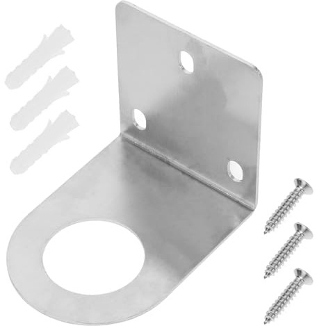 NAMOARLY Supporto per Rubinetto in Acciaio Inox 33mm Viti per Montaggio Filtro Acqua, Staffa Fissa per Purificatori D’acqua, Installazione Semplice per Rubinetti Cucina