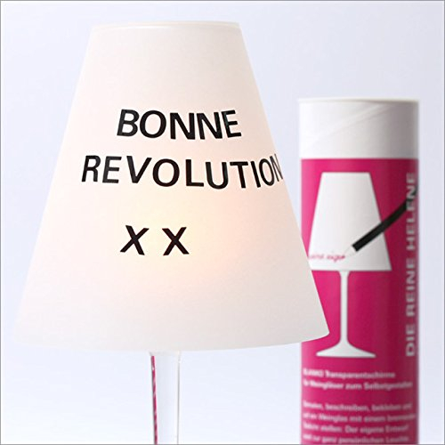 DIE REINE HELENE - 3 Weinglas Lampenschirme zum Selbstgestalten