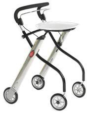 Trust Care Indoor-Rollator Let's Go schwarz/silber