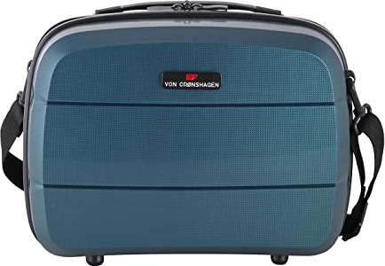 Von Cronshagen Kosmetikkoffer Balto | Beautycase zum Aufstecken | passend für Reisetrolley Balto | praktische Fächer innen | schließt mit Reißverschluss (Green)