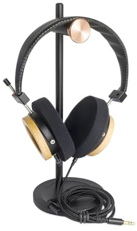 Sjpaa Cuffia cablata in Acero retrò, Basso Stereo Hi-Fi immersivo, Leggero e Portatile, Audio ad Alta risoluzione, Mescolando Le Cuffie DJ, Ideale per Travel Home Tablet Computer mp3 mp4