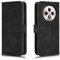 WBWONE Leather Folio Case for OPPO Reno 12F 5G / OPPO Reno 12FS 5G, Premium PU Leather Wallet Phone Case with [Card Holder][TPU Inner Shell] Shockproof Flip Cover, Black