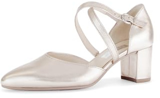 Gabor Zapatos de tacón clásico para mujer, zapatos de tacón, Polvo 32, 38.5 EU
