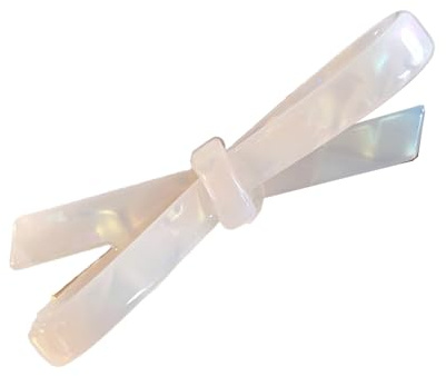 Épingle à cheveux tendance pour frange latérale en acétate - Prise en main sûre - Décoration de cheveux adaptée pour l'entraînement, les activités de plein air, les bals, les événements