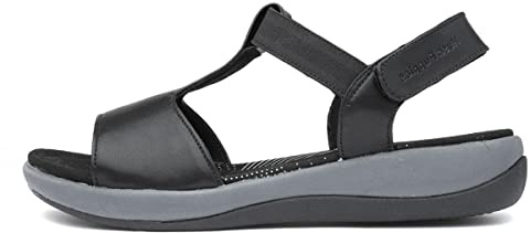 Hush Puppies Women's Sylvie Sandal, Black, 4 UK