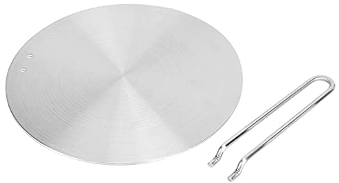 Diffuseur de Chaleur, Diffuseur de Chaleur en Acier Inoxydable Plaque D'induction Adaptateur Convertisseur Gaz Plaque de Cuisson électrique (20 Cm 22 Cm 24 Cm) (24cm)