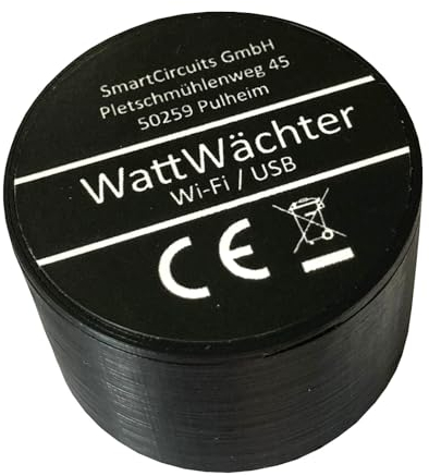 WattWächter Wi-Fi/USB, IR Lesekopf für Stromzähler/SmartMeter/EHZ, Tasmota vorinstalliert, WLAN, Volkszähler