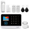 XNH gsm/WiFi Alarmas para Casa Inalámbrico, Sistema de Alarma Doméstica Antirrobo con Alerta App, 8 Pieza: Sensores de Puertas/Ventanas,Dtecteores de Movimiento,Sirena, Mandos a Distancia