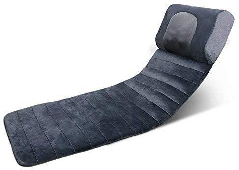 Colchoneta de masaje plegable para cuerpo completo con 5 modos de masaje, calefacción y apagado automático en 15 minutos, ideal para cuello y espalda, relajación muscular lumbar y pantorrilla, masaje