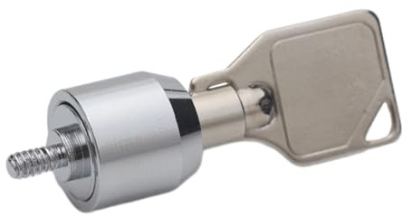 CashMuch Suy Keys - Lucchetto per telaio desktop e docking station, protezione antifurto per computer in metallo con compatibilità con slot Suy integrato, argento