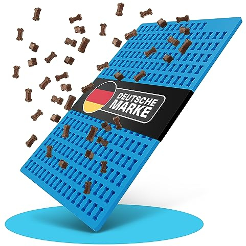 YAVA® Mini Knochen (2cm) Backmatte Hundekekse, Premium Silikon Backmatte für Hundeleckerli, Leckerli Backmatte für Hunde, Backmatten für Hundeleckerlies, Backform, Pralinenform, BPA-frei (Türkis)