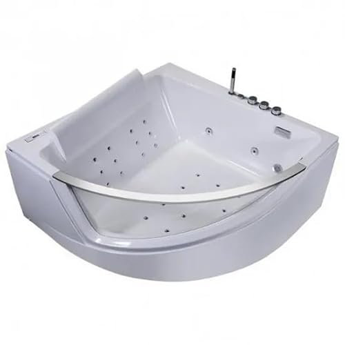 Bagno Italia Bañera hidromasaje 150 x 150 27 chorros con cristal frontal cromoterapia