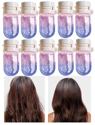 CGACCSD Lot de 10 huiles parfumées pour cheveux courts et longs - Liquide parfumé pour femmes et filles