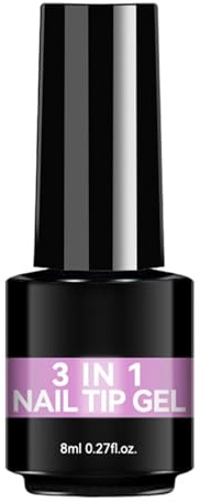 Colle À Ongles Durcissant Aux UV,8ml Adhésif Inodore À Séchage Rapide,Colle En Gel | Pour Les Débutants Et Les Professionnels La Manucure Le Mariage La Fête Et Le Soin Des Ongles En Salon
