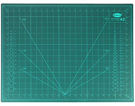 Youyijia A2 Cutting Mat 60 x 45cm Non Slip Mat Self Healing Cutting Cushions Printed Grid Craft Design for Craft Art Design
