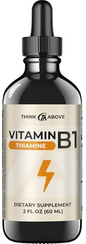 Think Above Vitamin B1 Thiamine Mononitrate - Liquid Drops Supplement (2 FL OZ)