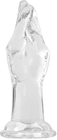 Difemstoy Big Gode,25 CM Réaliste Main gode avec Ventouse transparent Godemiché pour Femme,Hommes Anal