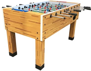YIORYO Table de Baby-Foot, Table de Jeu de Football, Taille de compétition, Arcade de Football for Adultes, Salle de Jeu intérieure, Table de Jeu de Bar