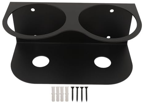 CDQL Wandmontiertes Aufbewahrungsregal aus Kohlenstoffstahl, Allzweck-Sprühflaschenhalter aus Stahl, Einfach zu Installierendes Aufbewahrungsregal für Farbsprühflaschen-Organizer für