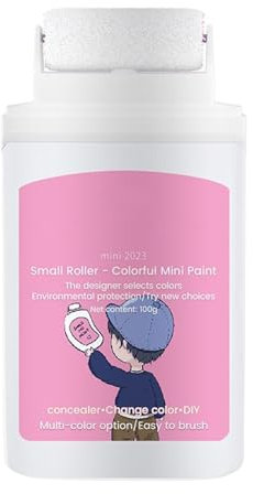 Cutiolly Rodillo Pintura Pared,Rodillo Pasta de Reparación de Paredes,Cepillo Rodante para Reparación de Paredes,Pintura para Retoques de Pared,para Pliegues,Pintadas