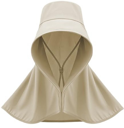 Cappello di protezione UV - Rinfrescante e traspirante Protezione solare in seta di ghiaccio | Cappelli da spiaggia da donna | Accessorio estivo per escursionismo viaggi all'aperto giardinaggio e